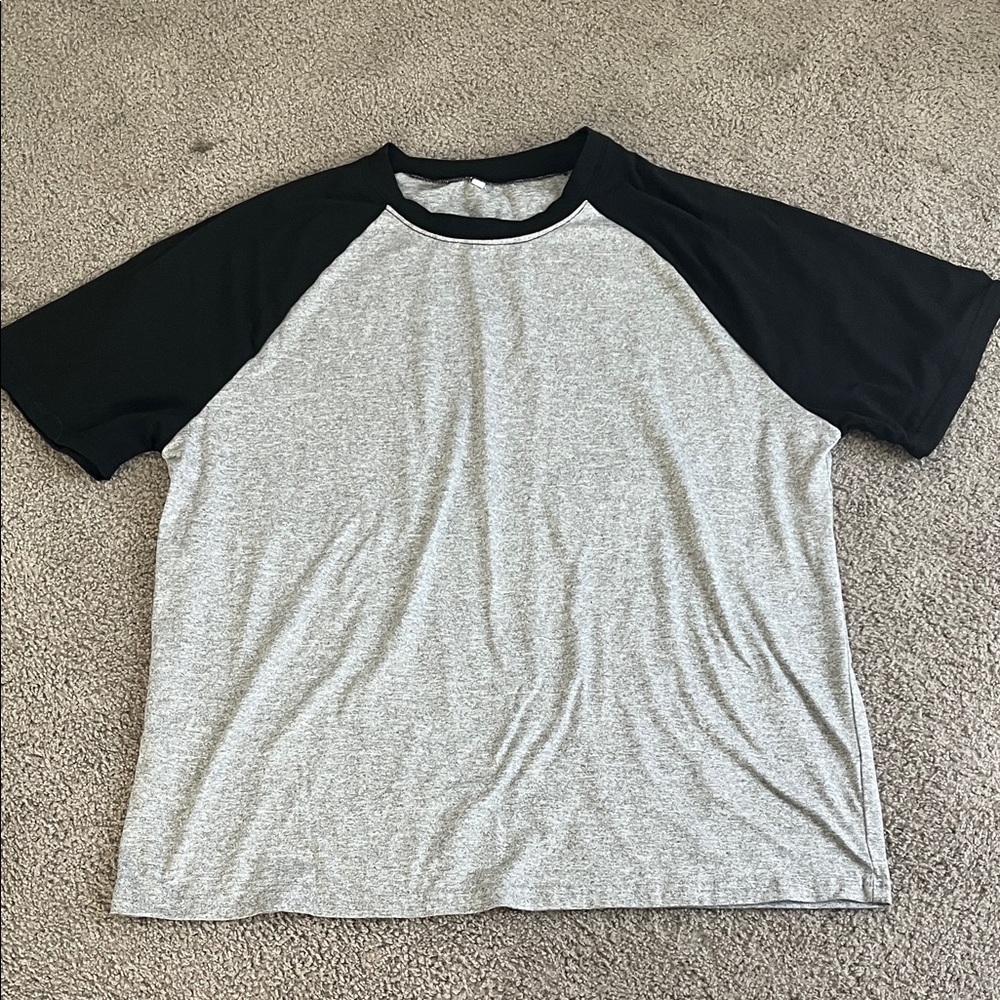 Amazon Black and Gray Raglan Tee